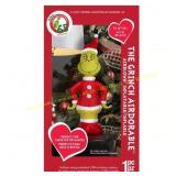 Gemmy Grinch Santa Suit Inflatable, 24 in.