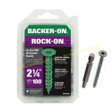 ~200 Ct. Backer-On Rock-On No. 9 x 2-1/4" Screws