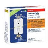 Leviton SmartlockPro 15A 125V White GFCI 3 pk