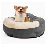 ShinHye Small Dog Bed, Round (26 * 26 * 7 in)