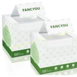 Fancyou Disposable Face Towel, 100 Count