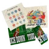 2ct pillow case, football Tablecloth 54 x108,
