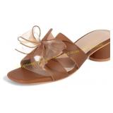 Sandals Open Toe, Heeled Sz.8