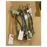 6pk Assorted sized bungee cords