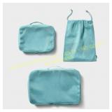 3pc Laundry Bag & Packing Cube Set Sage