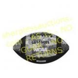 Wilson NCAA Statement Jr Football - Black/Gray