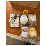 4ct positive support stuffys and a book