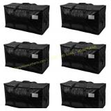 ZOBER Large Moving Bags, 6 Pack, 27x14x15