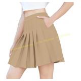 2ct Pleated Skater Skirt with Pockets Sz 4X