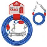 Petbobi 2 Pack 30ft Tie Out Cable for Dog