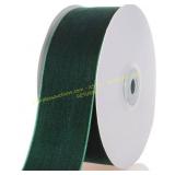 Ct3 ATRBB Dark Green Velvet Ribbon - 1.5"x10 Yard