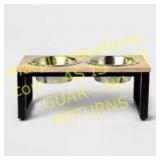 B&B 2 Cup Collapsible Short Elevated Feeder