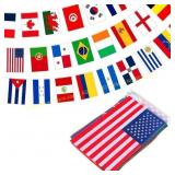 World Banner, 200 Flags, 164ft 8.2