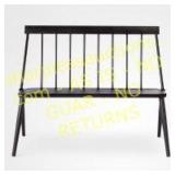 Windsor Metal Stack Patio Bench - Black