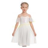 Girl Lyrical Dance Costume Ballet Leotard