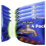 4 Pack 5.9x8.3 Faucet Covers Winter Blue