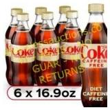 Diet Coke Caffeine Free, 16.9 fl oz, 6 Pack