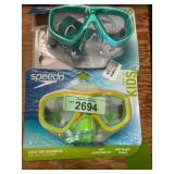 2ct Speedo Kids 3-6 Surf gazer goggles