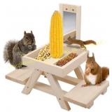 Solution4Patio Squirrel Feeder Picnic Table