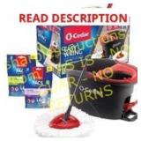 O-Cedar EasyWring Spin Mop System + 2 ct o cedar m