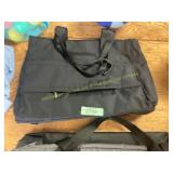 Open story large tote bag
