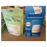 Fresh wave odor packs & Febreeze scent boost plug.
