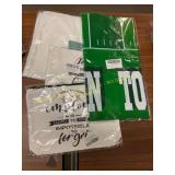 3ct assorted bags and football supplies