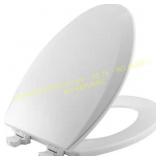 BEMIS Elongated Wood Toilet Seat - White