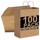 KTKDE 150 Pack Gift Bags 10.2x4.7x12.9