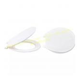 EZ FLO Round Plastic Toilet Seat with Lid