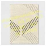Line Geo Area Rug Cream - Threshold 5 x 7