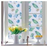 3 ct Privacy Film, Leaves Frosted 17.5"x157.4"