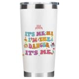 Kihraw 20 Oz Dancer Tumbler, Stainless Steel