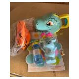 Bubbles, dragon bubble machine, toy basket ball