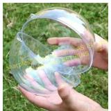 Luxdesc Extra Large Clear Baubles (140mm)