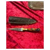 Damascus Knife with Sheath