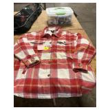 Womens XL Dickies Flannel Plaid Shacket