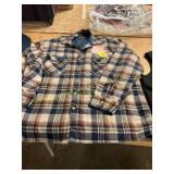 XL Quilted Long Sleeve Button Up Shirt