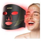 INTEO Red Light Therapy Face Mask, 180 LEDs