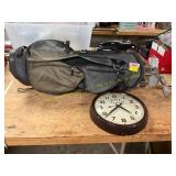 Golf Clubs + Bag, Ball Standard Clock