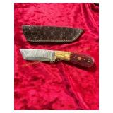 Damascus Knife with Sheath
