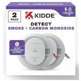 Kidde Hardwired Smoke & CO Detector, 2 Pack