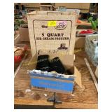 Electric Ice Cream Freezer, Speakers, Etc