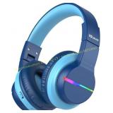 iClever BTH12 Kids Wireless Headphones, Blue