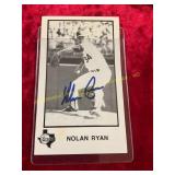 HOF Nolan Ryan Signed Fan Club Card