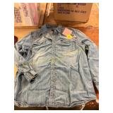 Mens XL Lee Regular Fit Western Shirt