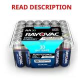 Rayovac High Energy AA Alkaline 30 pk