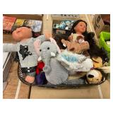 Plushies, Cabbage Patch Doll, Etc