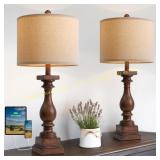 BOBOMOMO 27" Farmhouse Lamps with USB Ports