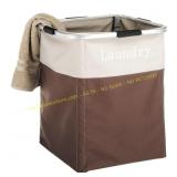 Whitmor Brown Polyester Collapsible Hamper